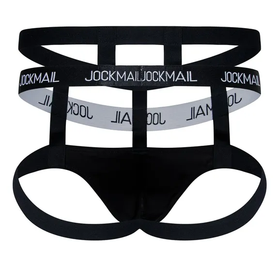Мужские трусы джоки черные JOCKMAIL JM4051-2