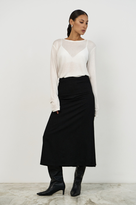 Юбка с драпировкой