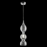 Светильник подвесной Crystal Lux IRIS SP1 B TRANSPARENT