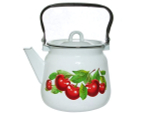 Чайник 3,5л Вишневый сад (белый с петлей)
