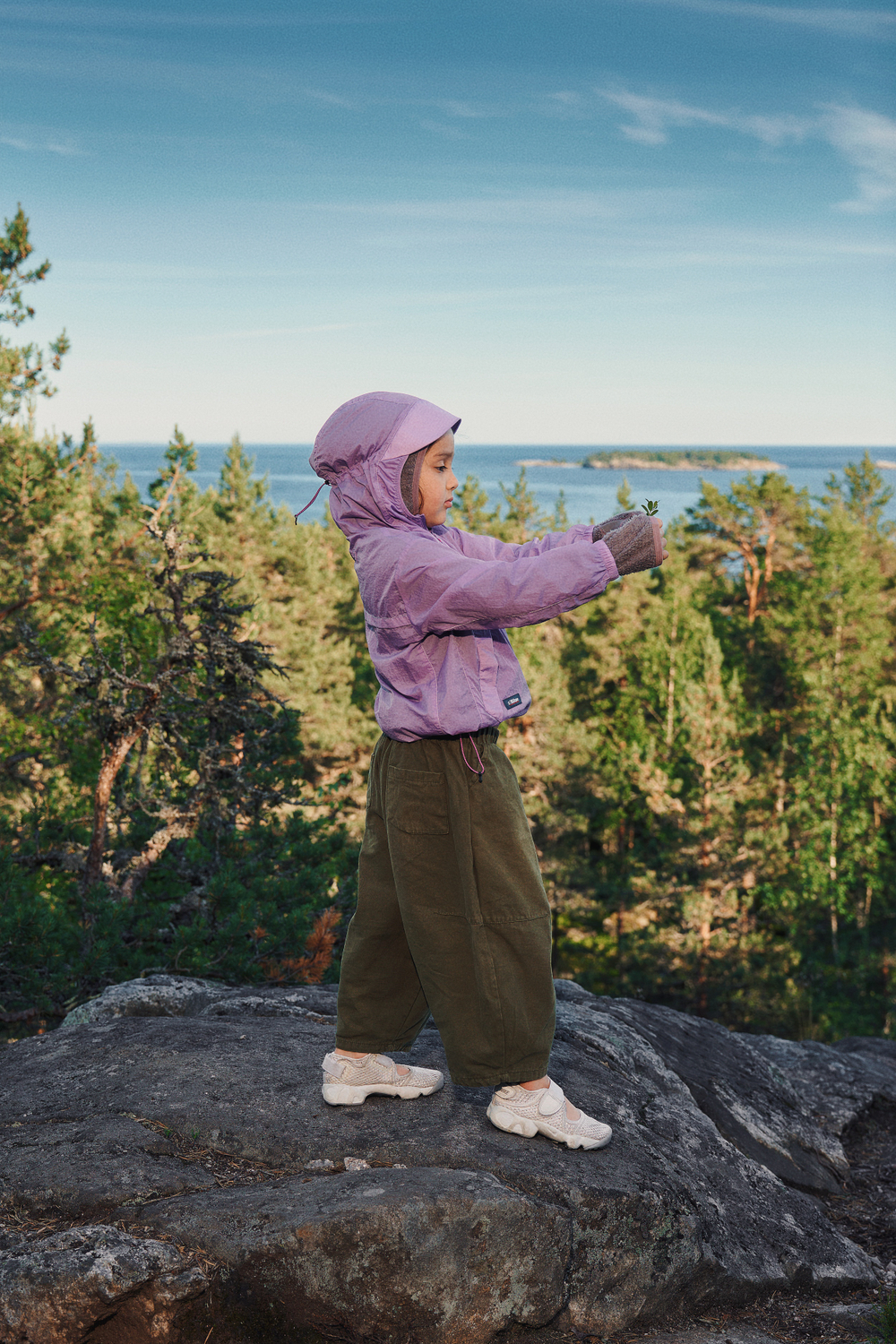 Куртка Nothomme Blue Monte Wind Walker Sun Protection Jacket “Light Blue Purple” Kid’s