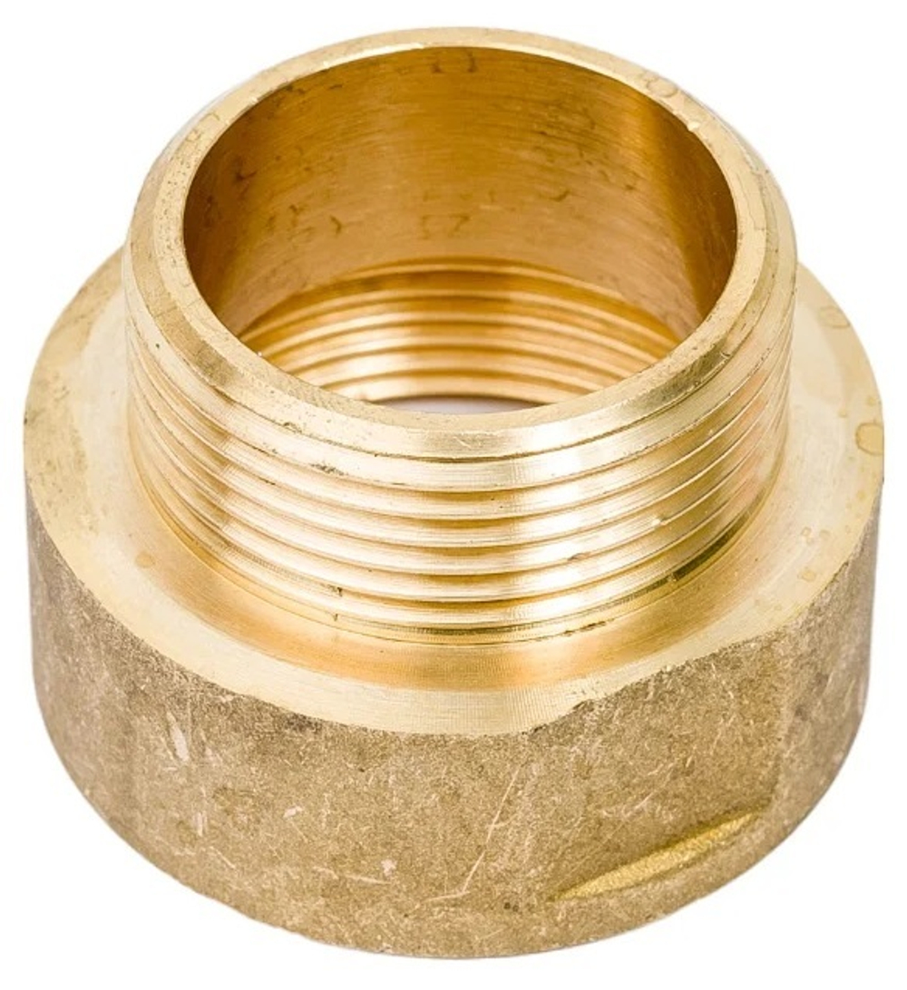 Переходник Stout 1 1/2"X1 1/4" вн-нар латунь