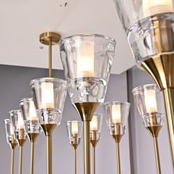 Люстра На Штанге Torche De Verre Linear Chandelier 12 By Imperiumloft