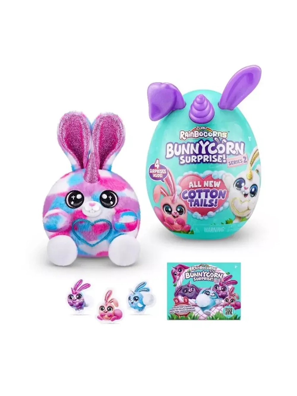 Мягкая игрушка сюрприз яйцо Rainbocorns Bunnycorn серия 2