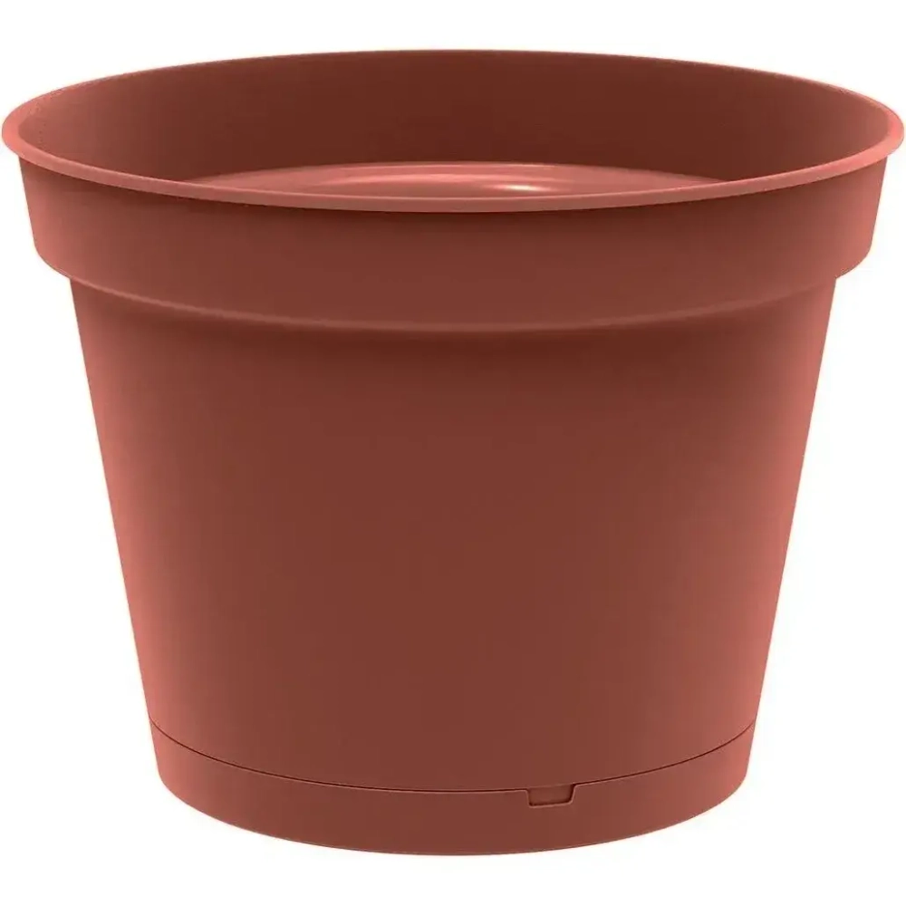 Горшок для цветов Mint D240мм, 5л с поддоном (терракотовый)