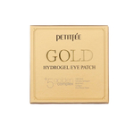 Патчи для глаз Petitfee +5 Golden Complex Hydrogel Eye Patch Золото, женьшень, коллаген (гидрогелевые) 60 шт