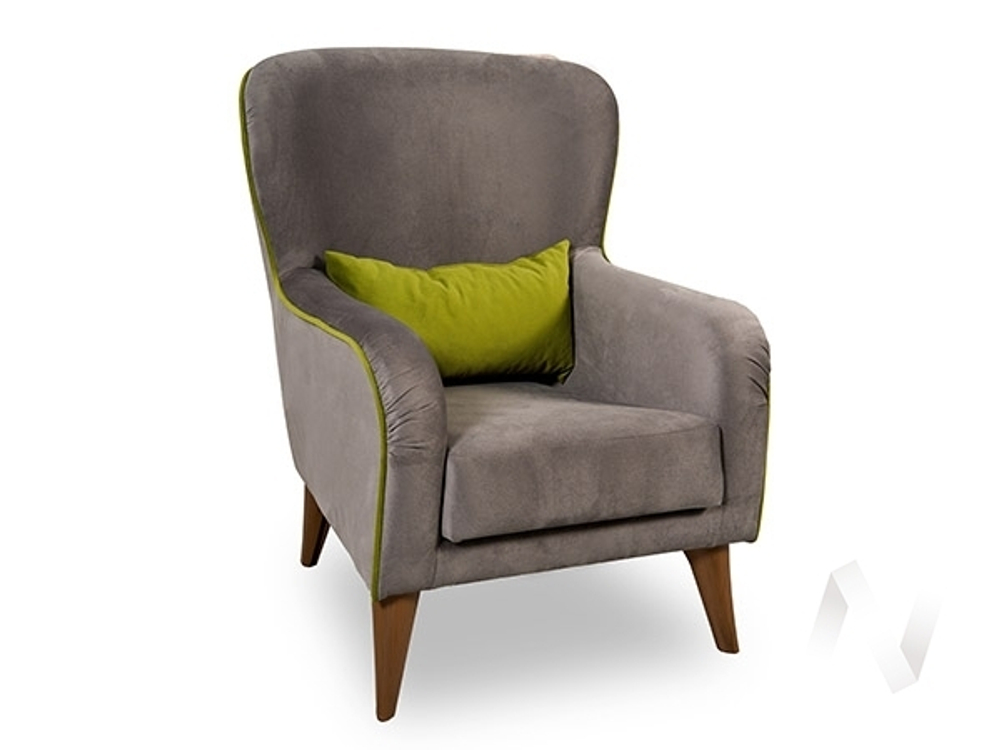Кресло Вояж 7 Карат 18 (графитовый однотон)/Карат 29 (зеленый однотон)