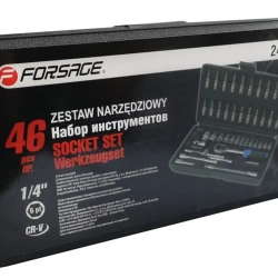 Набор инструмента 46пр. 1/4''(6-гран.)(4-14мм) Forsage F-2462-5