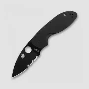 Складной нож Spyderco Efficient 216GPSBBK c клинком из стали 8Cr13MoV, рукоять G10