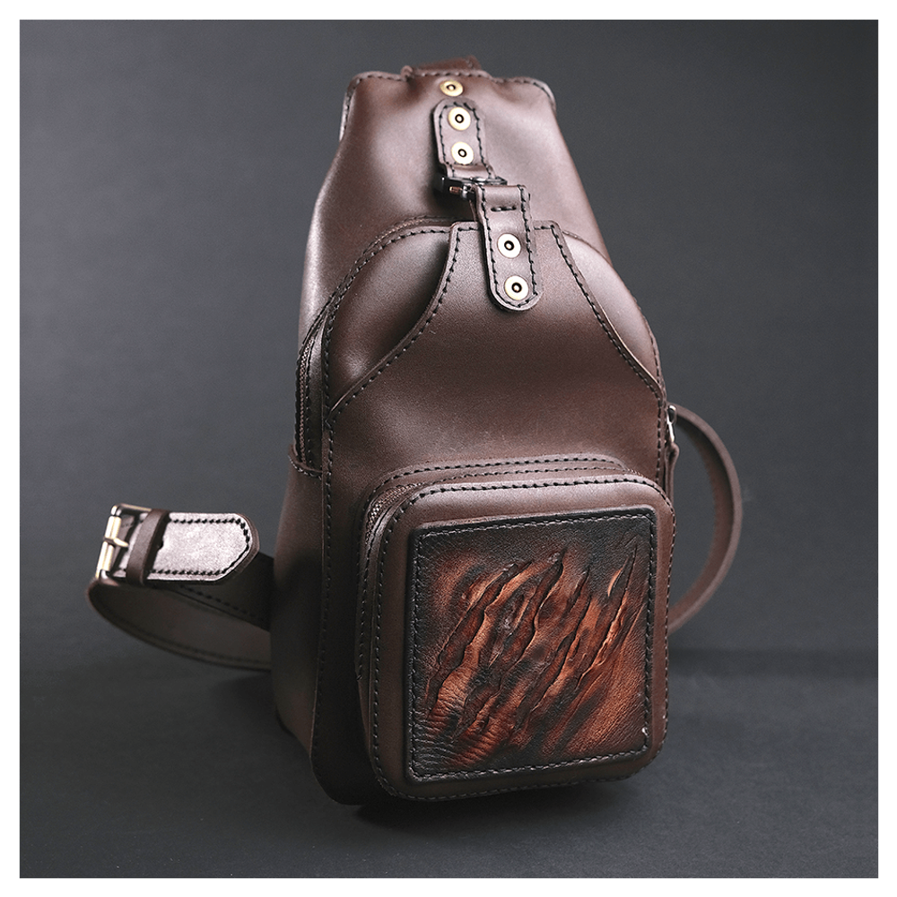 Кожаная сумка «Удачная охота»