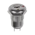 Выключатель ключ ø12 250В 0.5А (2с) вкл-выкл (K12-01) REXANT