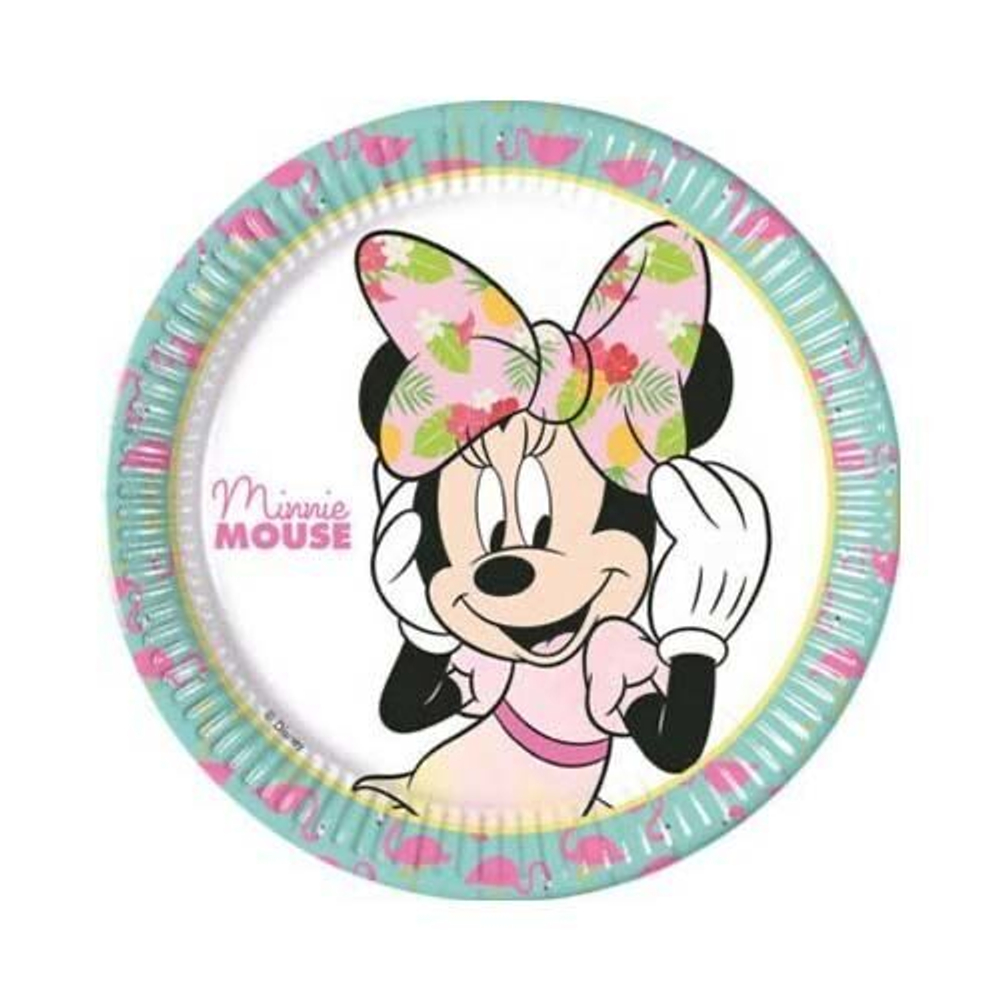 Тарелка Минни Тропики 23см 8шт/Р