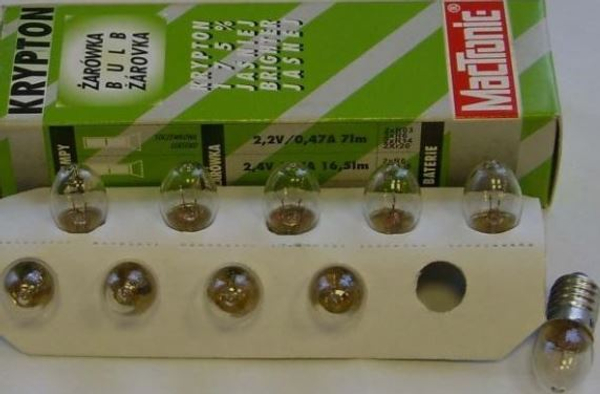 Лампа KPR  7.2V/0.55A E10 Mactronic