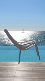 Лаунж-кресло пластиковое Nardi Net Lounge, белый