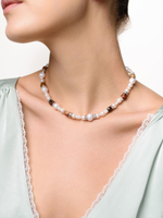 Чокер "Pearl charm" с яшмой Silver