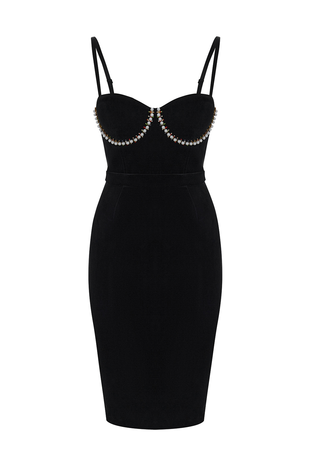 Sheath dress "Velvet Pearls"