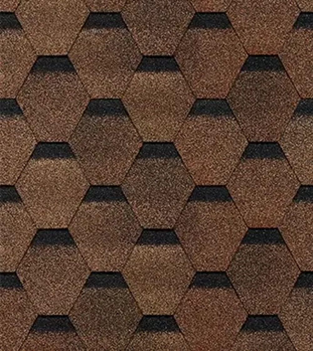 Гибкая черепица Docke Шестигранник