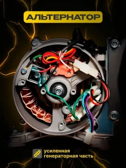 Генератор бензиновый Электрический Техно-Дон БГ-4000 ( 3,2-3,8 кВт, 50 Гц, 7 л.с, 4 тактный двигатель, электростанция для дома)