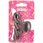 Заколка-краб для волос на блистере «Magic Gloss», кольца, микс 6 цветов, 6,5см