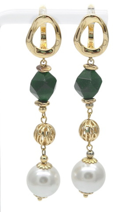 91001261 Серьги SELENA PEARLS