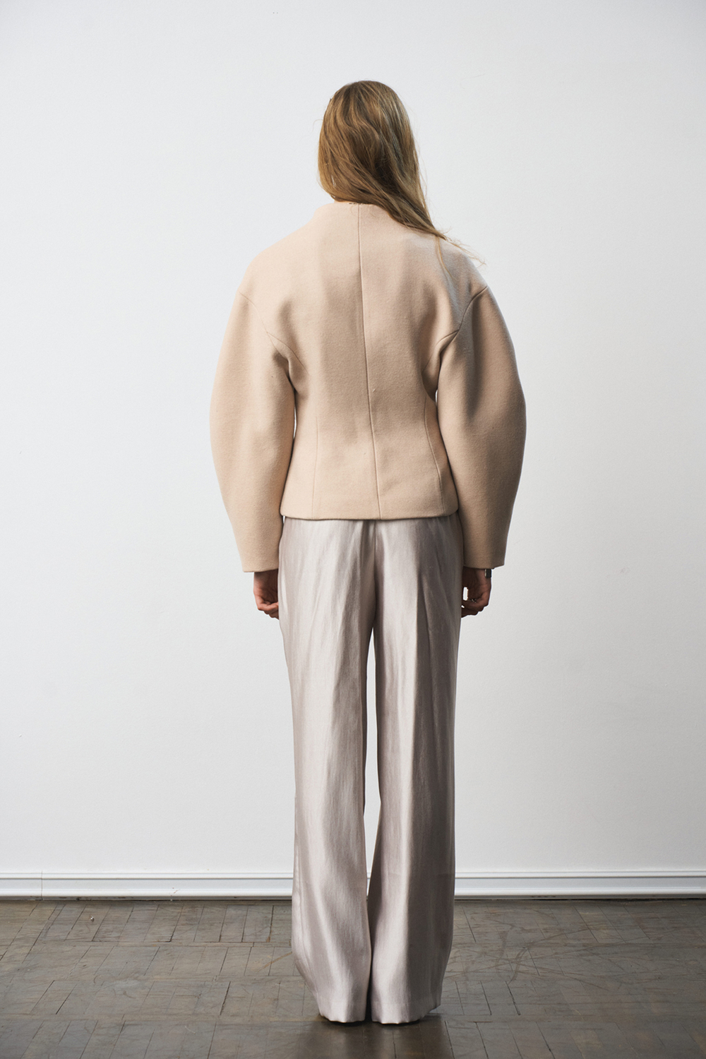 Жакет с шерстью 1298 персиковый