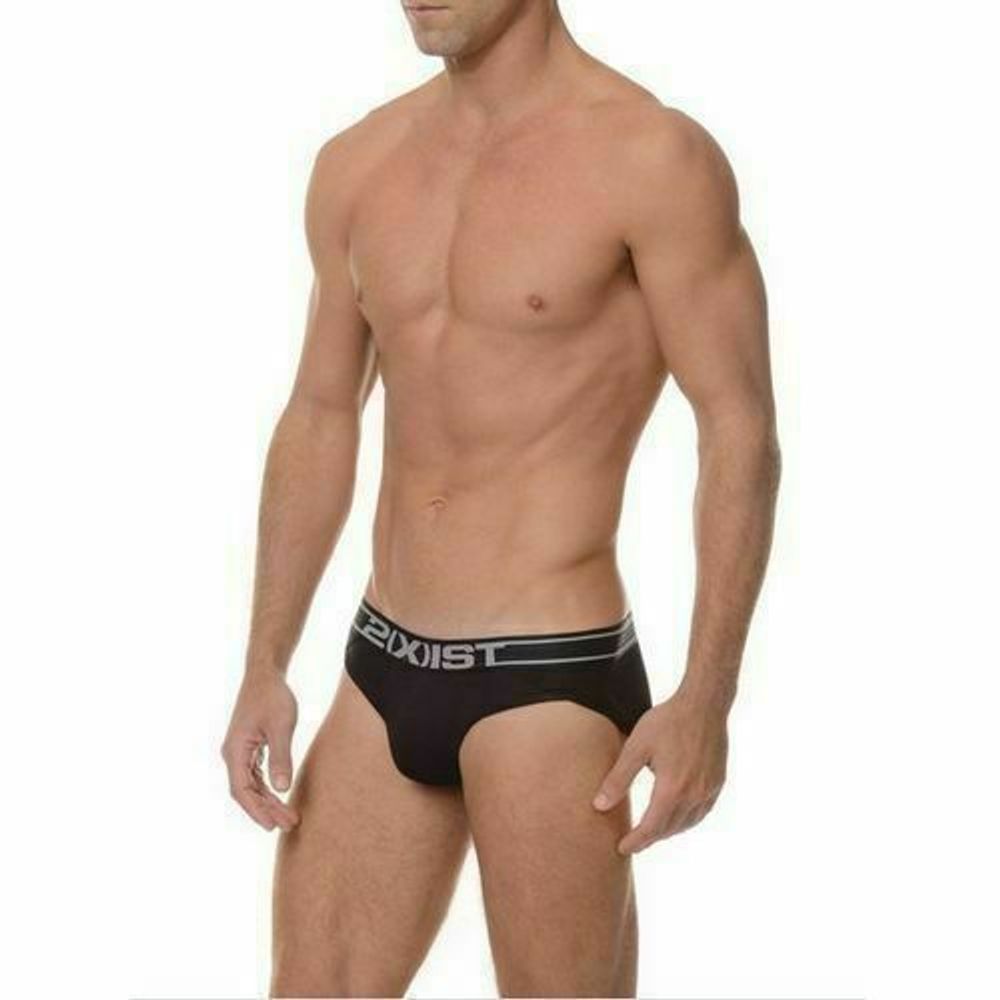 Мужские трусы брифы 2xist Men's  2(x)ist black Dual Lifting Brief