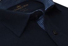 Темно-синяя сорочка из модала TSAREVICH