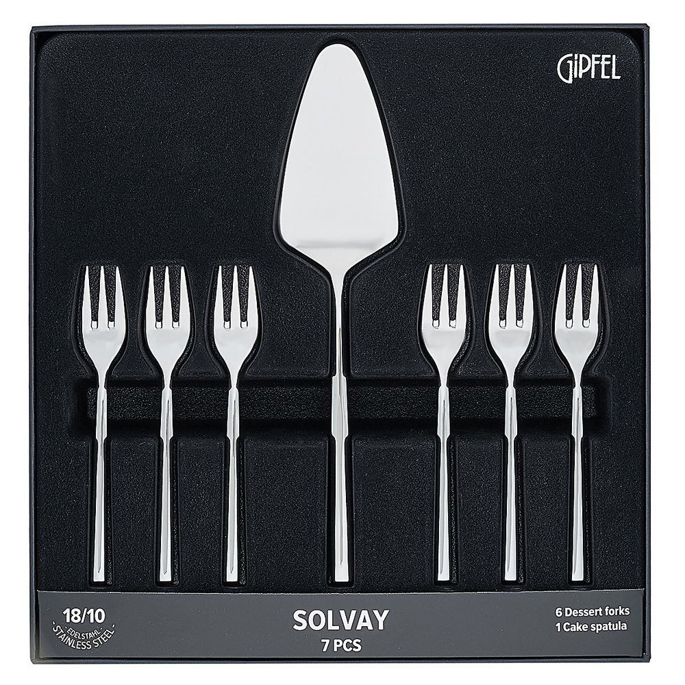Набор столовых приборов для десерта Gipfel Solvay 52496 7 предметов