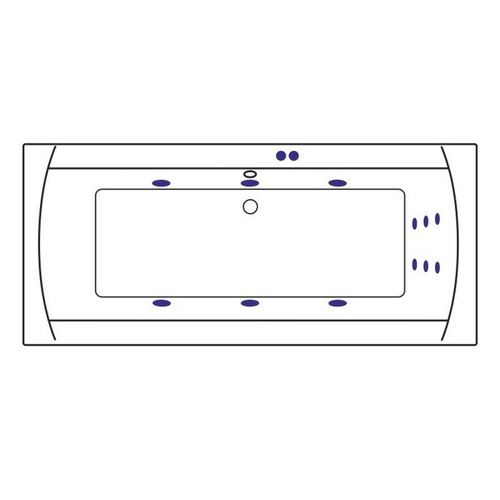 Акриловая ванна Excellent Aquaria Lux Line 180x80 WAEX.AQU18.LINE