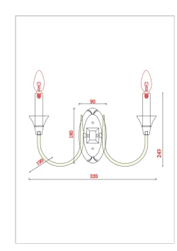 Бра Arte Lamp COLLINETTA