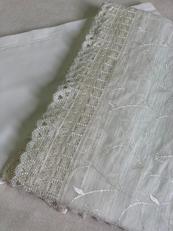 Набор скатертей 2шт 170х280 и 12 салфеток Gamba 1764 Panna шампань