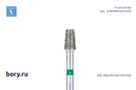 Бор алмазный зеленый  Frank Dental типа FG - D.845KR.025.G.FG