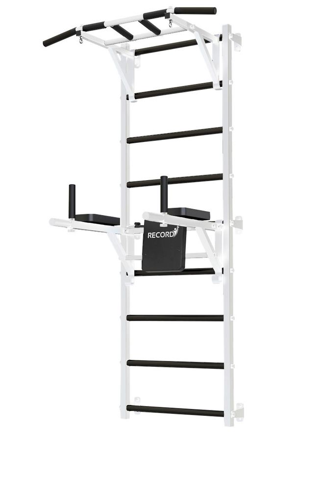 Шведская стенка Record X, без опоры, турник Классик, белый (X2)