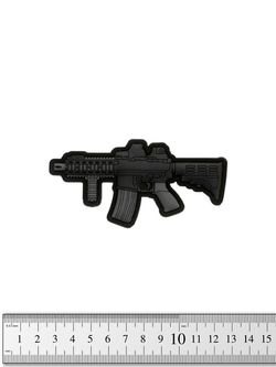 Шеврон M4 CQB Short PVC. Чёрный