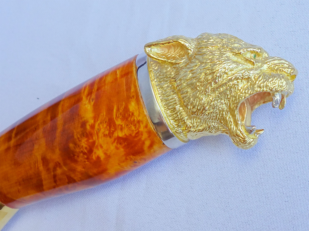 Нож "с головой пантеры №2"