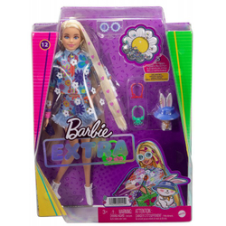 Barbie Extra - модная кукла и домашнее животное + аксессуары № 12 Цветочный набор Светлые волосы HDJ45