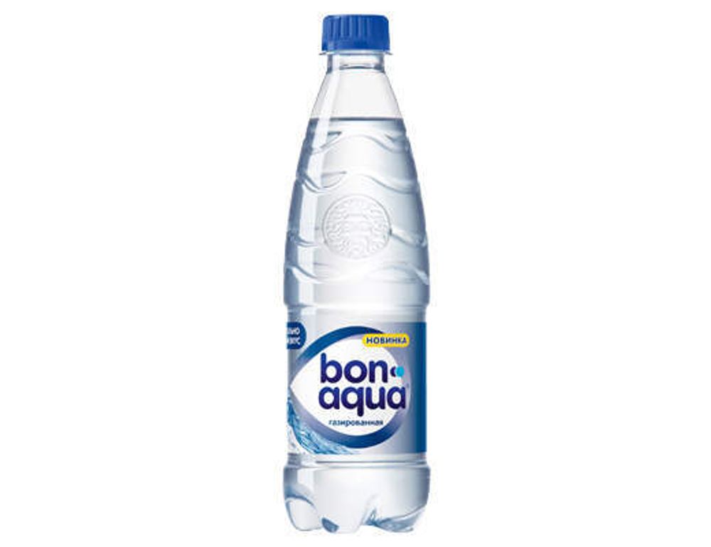 Вода Бон Аква, с газом, 0,5 л