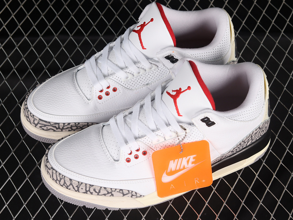 Air jordan 3 retro 88 white cement hot sale