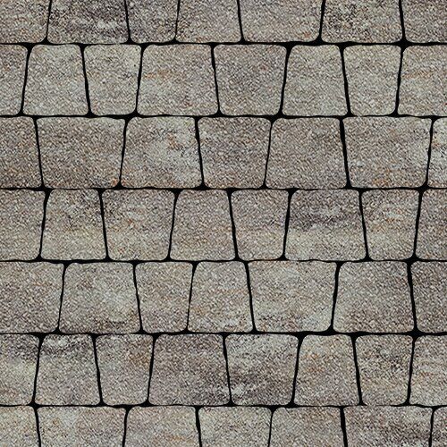 Тротуарная плитка Аттика, 60 мм, colormix Берилл, antico