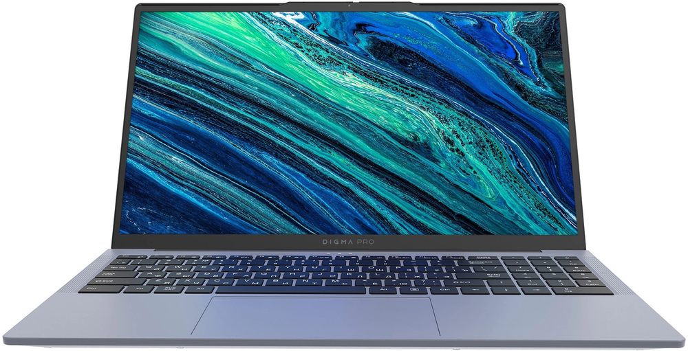 Ноутбук  Digma Pro Cursus 15.6 ", Ryzen 5, 16 Гб RAM, 512 Гб SSD, Radeon Graphics, Серый