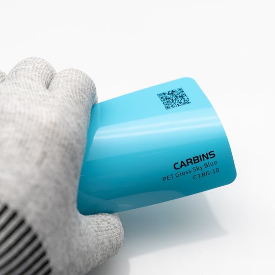 Веер образцов виниловой цветной пленки Carbins