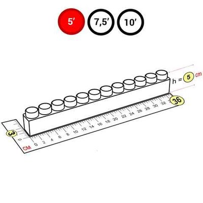 Балка синяя для GigaBloks
