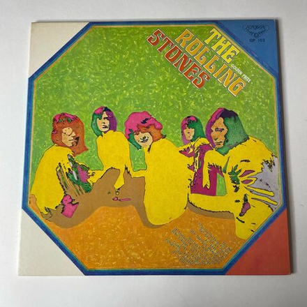 Винтажная виниловая пластинка LP Сборник The Rolling Stones Golden Prize (Japan 1970) (No Obi) Paint It, Black