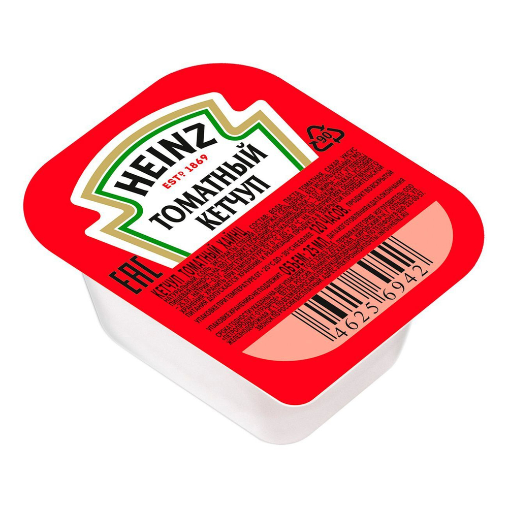 Кетчуп томатный HEINZ, дип-пот, 25 мл