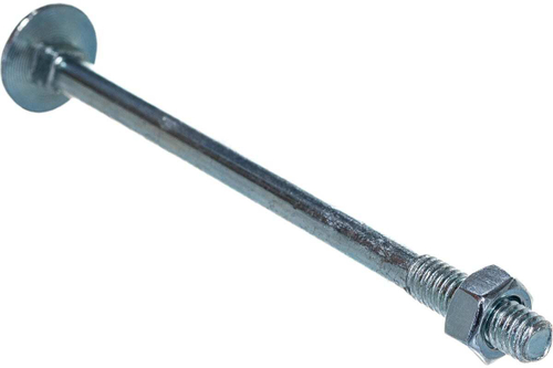 БОЛТ МЕБЕЛЬНЫЙ ELEMENT DIN603 С ГАЙКОЙ ОЦИНК 6Х90 4ШТ 243200