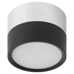 OL7 GX53 BK/CH Подсветка ЭРА Накладной под лампу Gx53, алюминий, цвет черный+хром