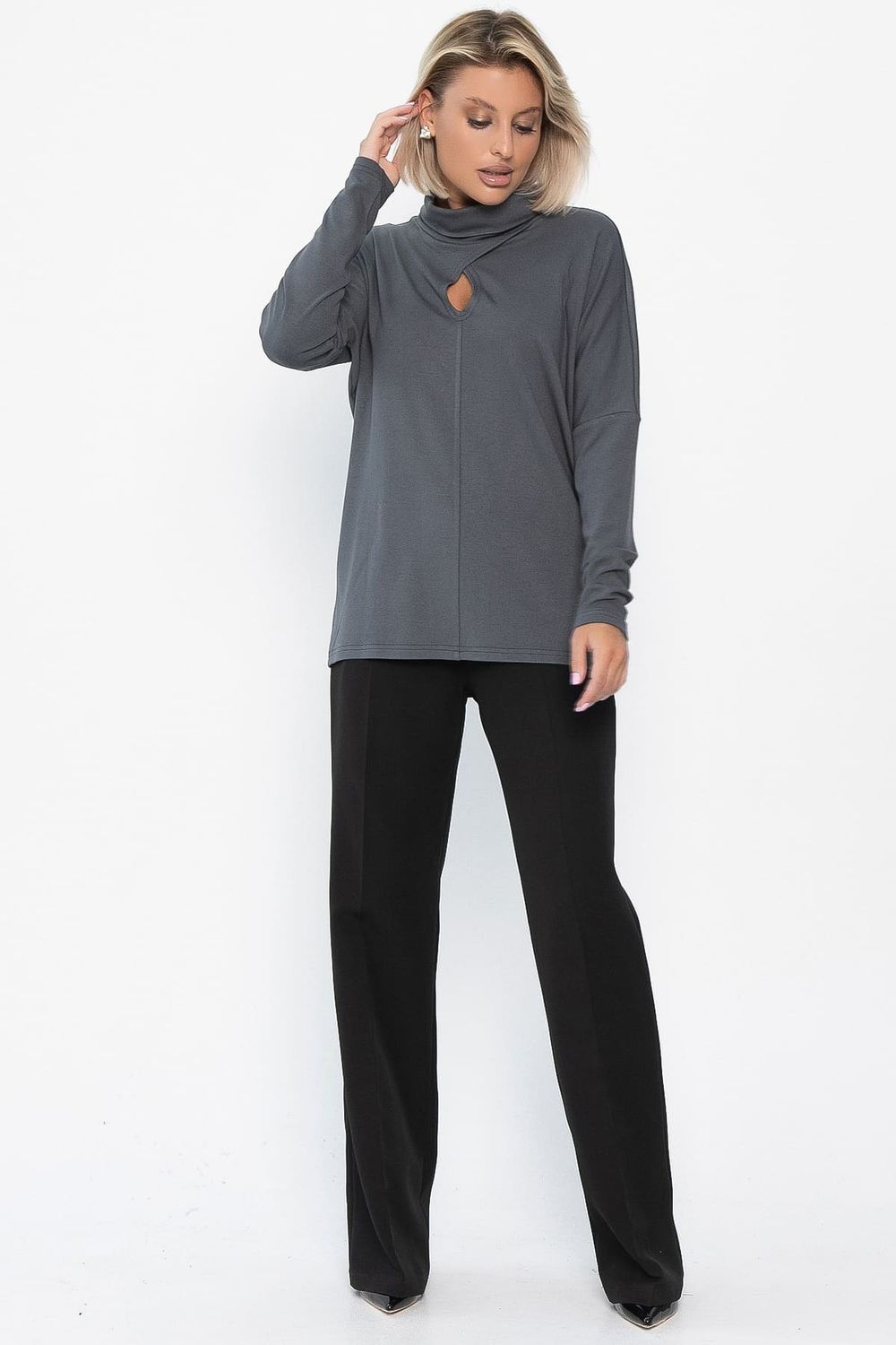 Джемпер Тринити (графит) Б14242-1М LT Collection