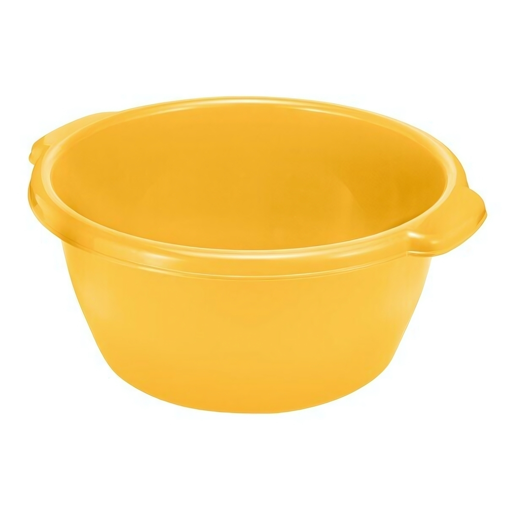 Таз круглый 9,5л (желтый)