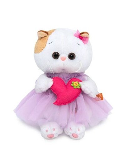 Мягкая игрушка Ли-Ли BABY в платье с сердечком 20см