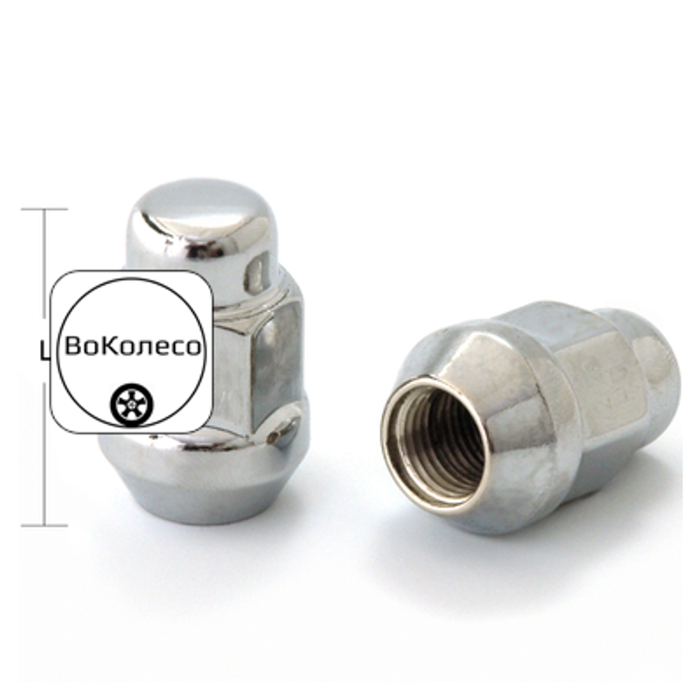 Гайка M12x1,5 (27) hex21 конус, закрытая CH (КИТАЙ) H-1707S